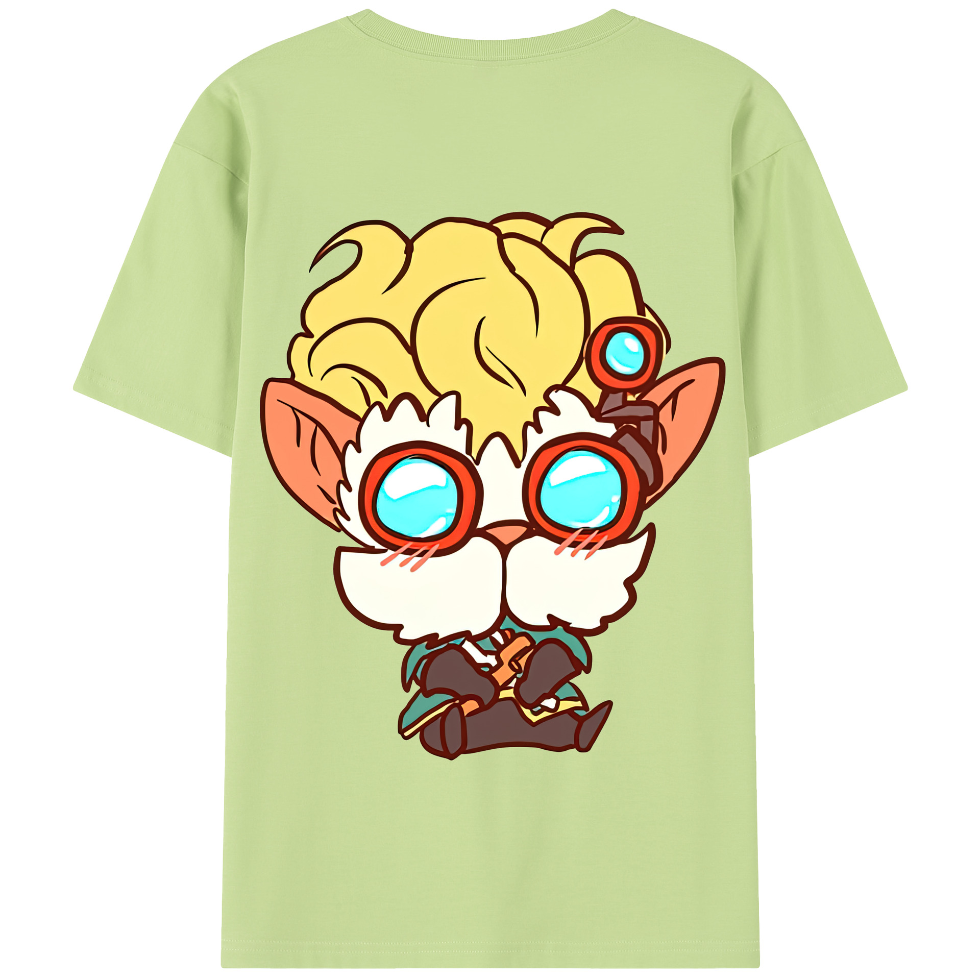 リーグ・オブ・レジェンド League of Legends LOL 綿100％半袖Tシャツ（背面プリント）